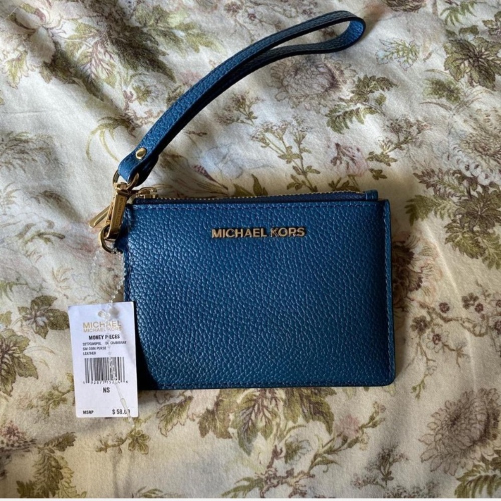 Michael Kors Teal Wristlet
